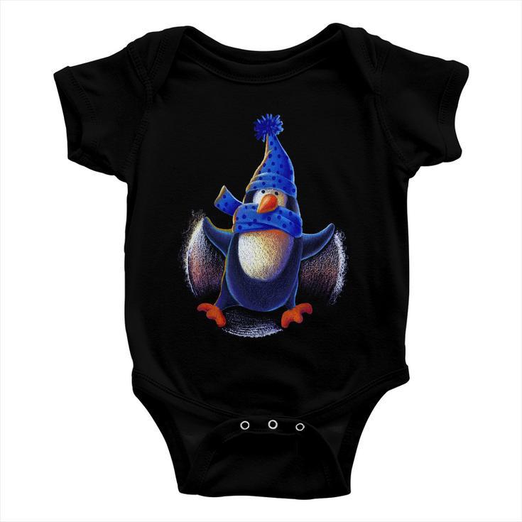 Penguin Snow Angel Tshirt Baby Onesie