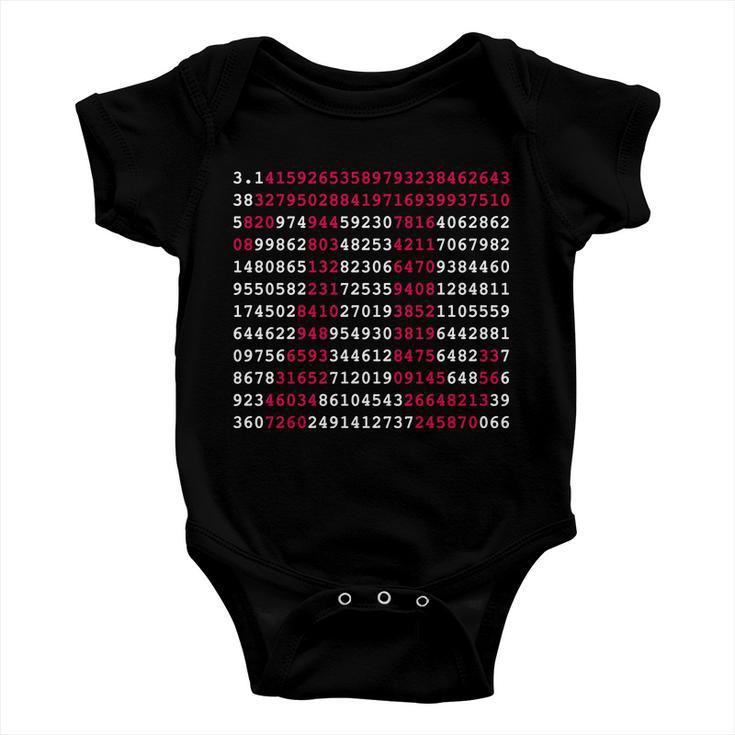 Pi Day Sign Numbers 314 Tshirt Baby Onesie