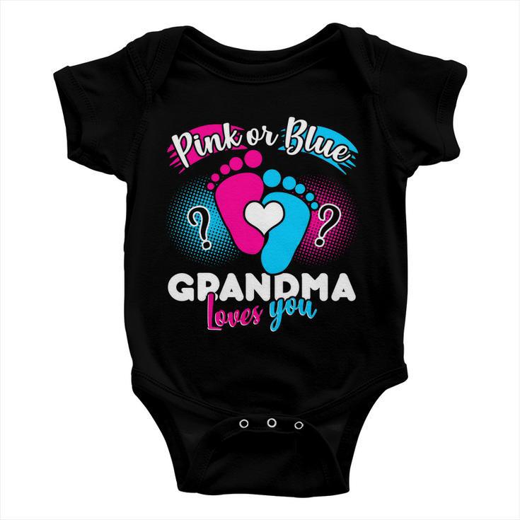 Pink Or Blue Grandma Loves You Tshirt Baby Onesie