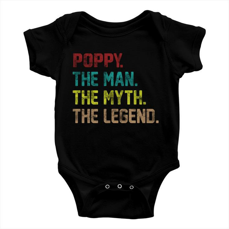 Poppy The Man The Myth The Legend Baby Onesie