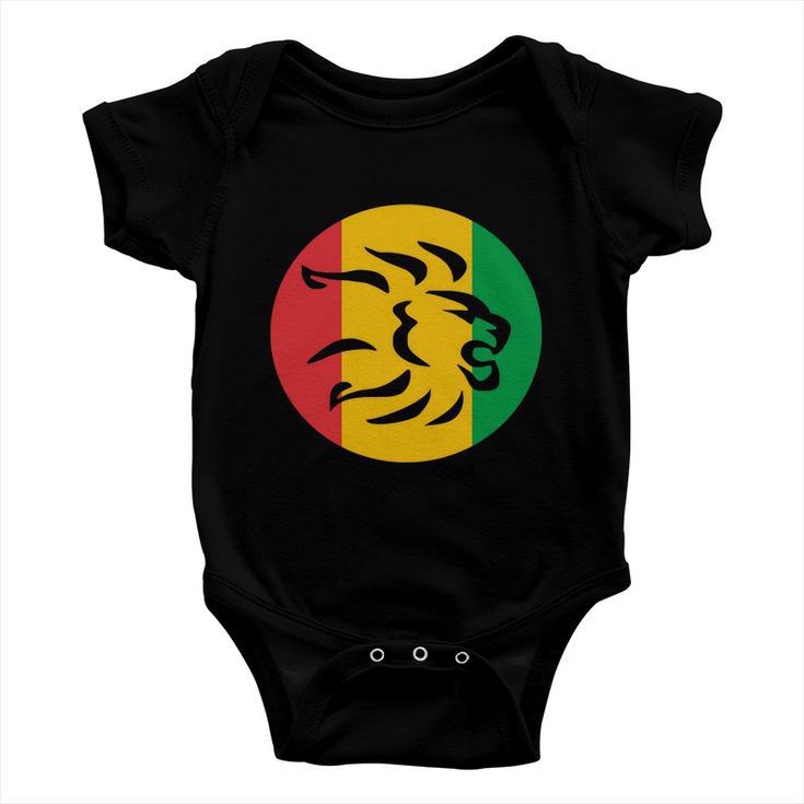 Rasta Lion Head Reggae Dub Step Music Dance Tshirt Baby Onesie