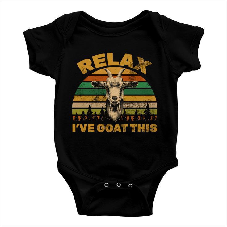 Relax Ive Goat This Baby Onesie