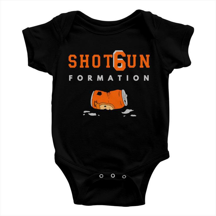 Shotgun Formation Cleveland Football Baby Onesie
