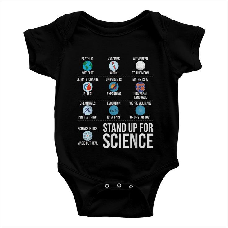 Stand Up For Science Baby Onesie