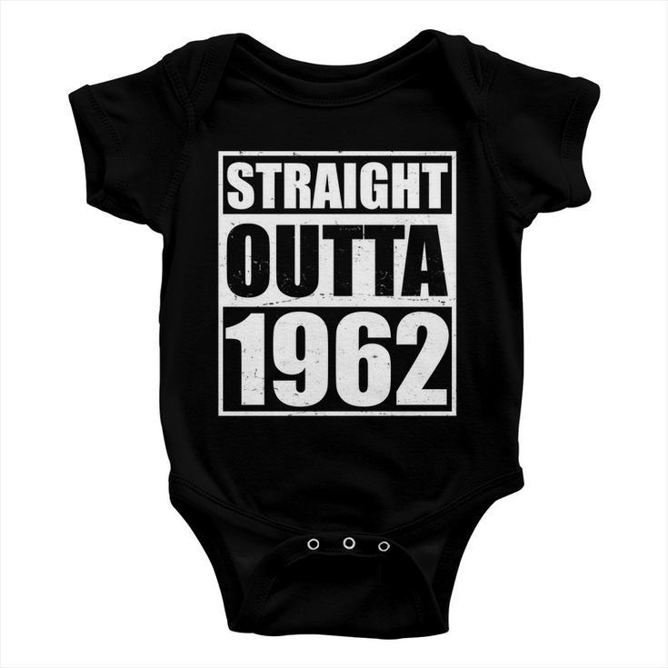 Straight Outta 1962 60Th Birthday Baby Onesie