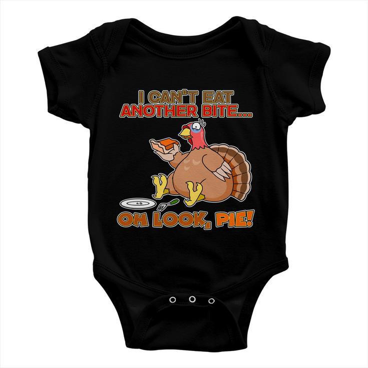 Thanksgiving Oh Look Pie Tshirt Baby Onesie