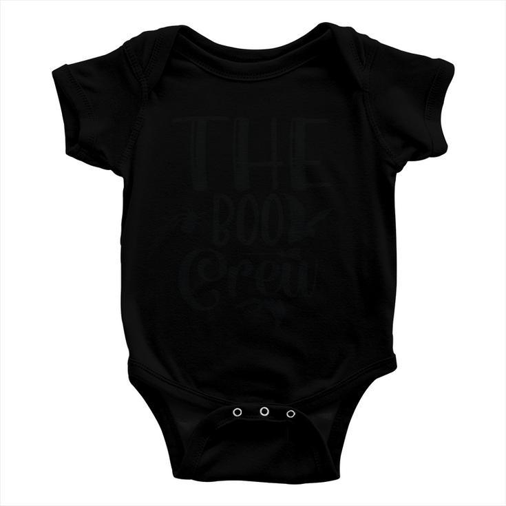 The Boo Crew Funny Halloween Quote Baby Onesie