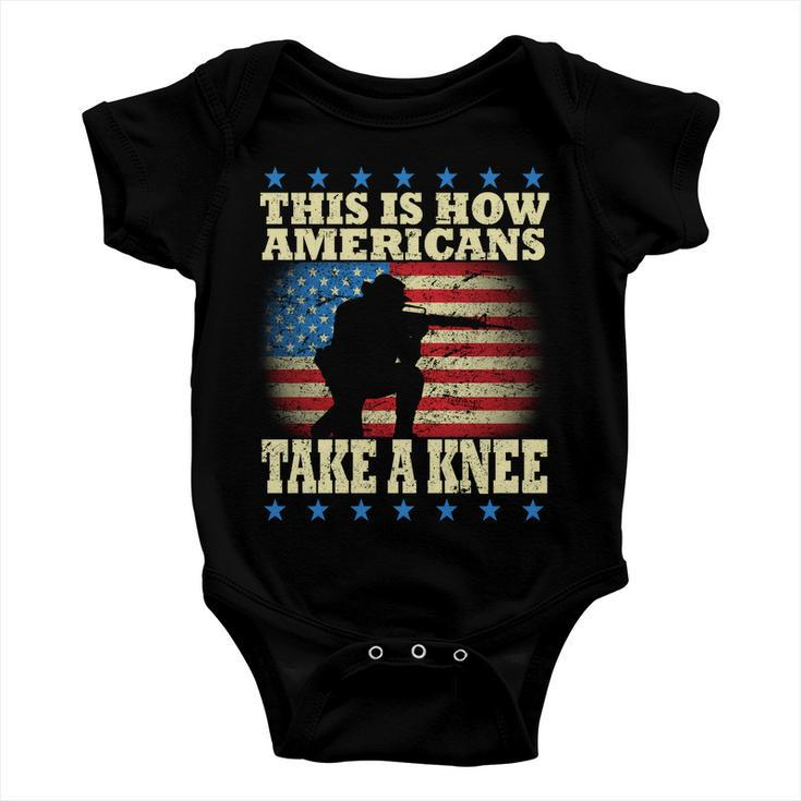 This Is How Americans Take A Knee Baby Onesie