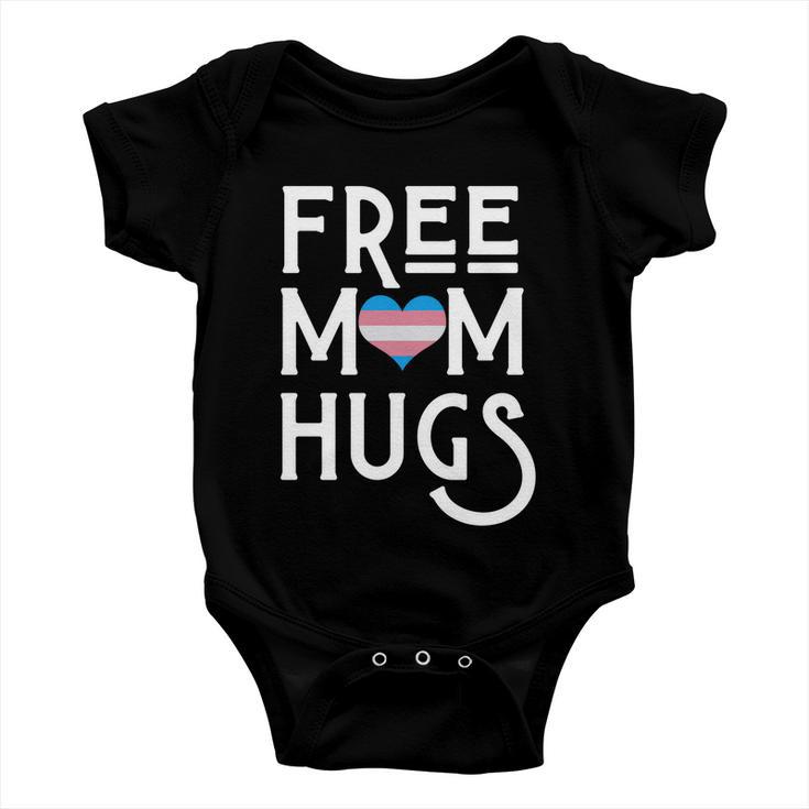 Transgender Heart Free Mom Hugs Cool Gift Baby Onesie