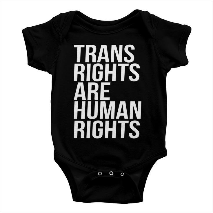 Transgender Trans Rights Are Human Rights V2 Baby Onesie