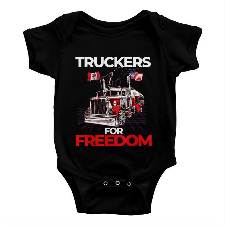 Truckers For Freedom Freedom Convoy Baby Onesie