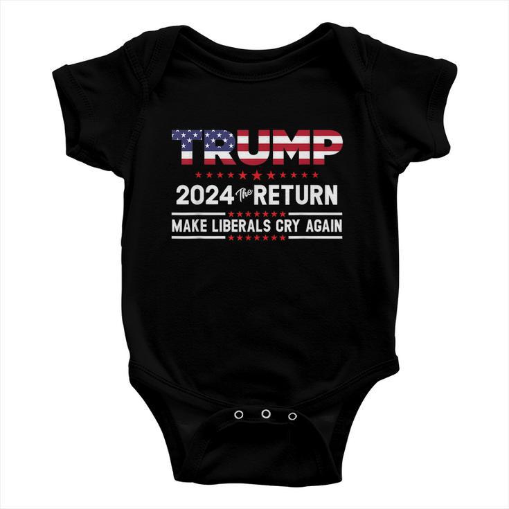 Trump 2024 Impeach Biden 2024 Election Trump Trump Baby Onesie