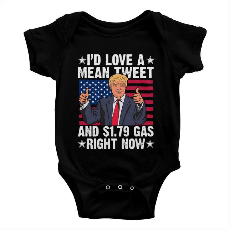 Trump 2024 Mean Tweets 179 Gas Baby Onesie