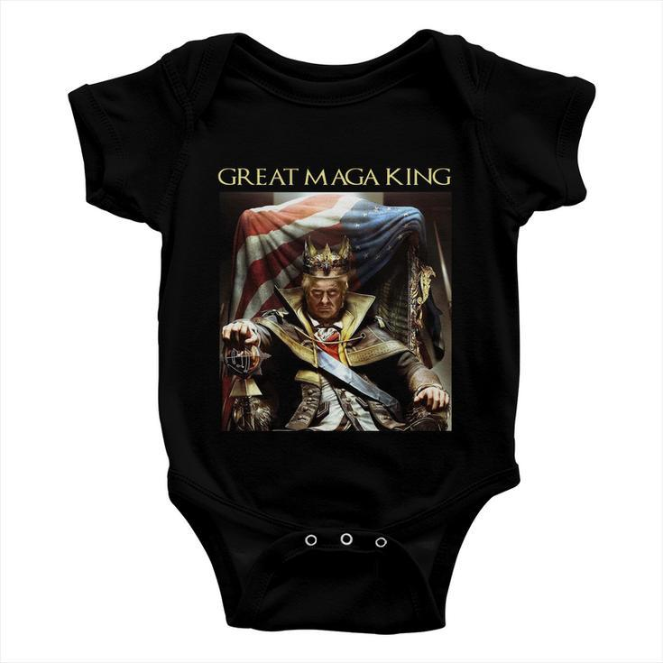 Ultra Maga Maga King The Great Maga King Tshirt V4 Baby Onesie