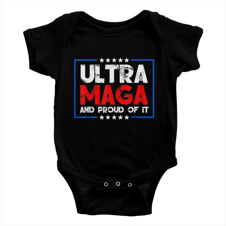Ultra Maga Proud Ultramaga Tshirt V2 Baby Onesie