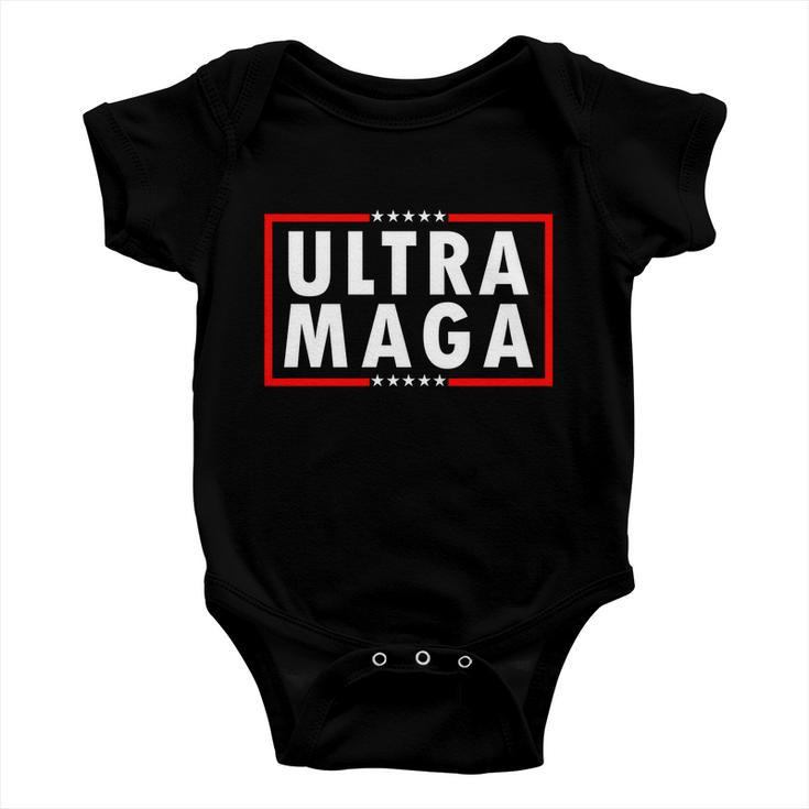 Ultra Maga Varsity Usa United States Of America Baby Onesie