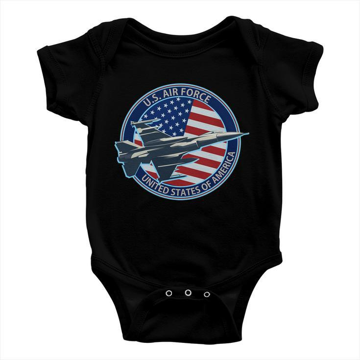 United States Air Force Logo Tshirt Baby Onesie