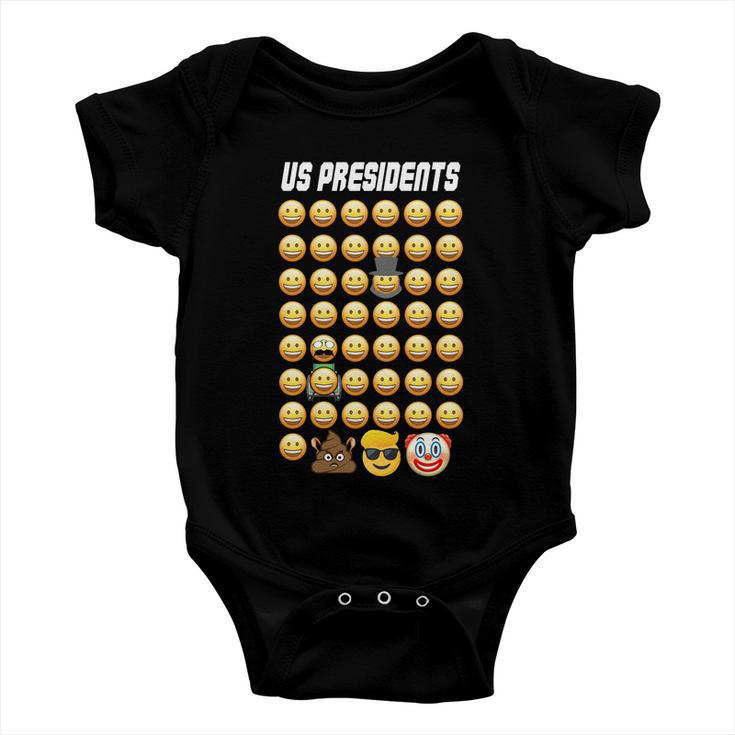 Us Presidents History Baby Onesie