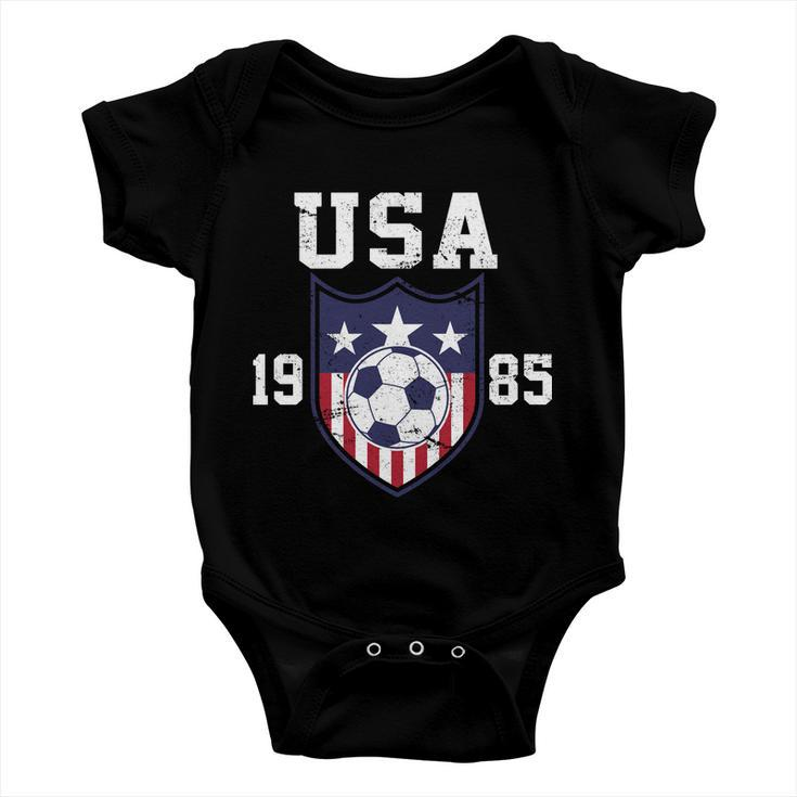 Usa Soccer Team V2 Baby Onesie