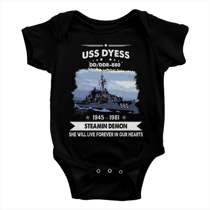 Uss Dyess Dd880 Dd Baby Onesie
