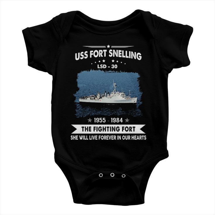 Uss Fort Snelling Lsd Baby Onesie