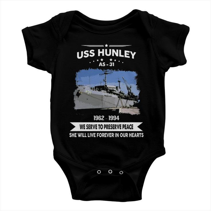 Uss Hunley As Baby Onesie