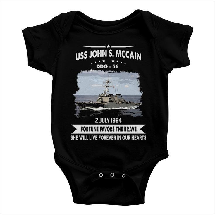 Uss John S Mccain Ddg V2 Baby Onesie