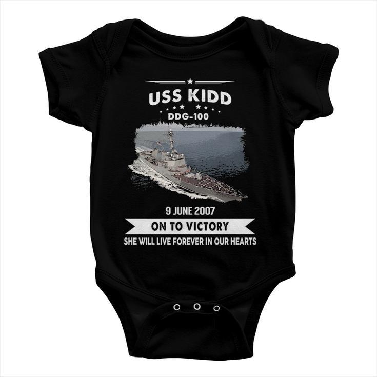 Uss Kidd Ddg Baby Onesie