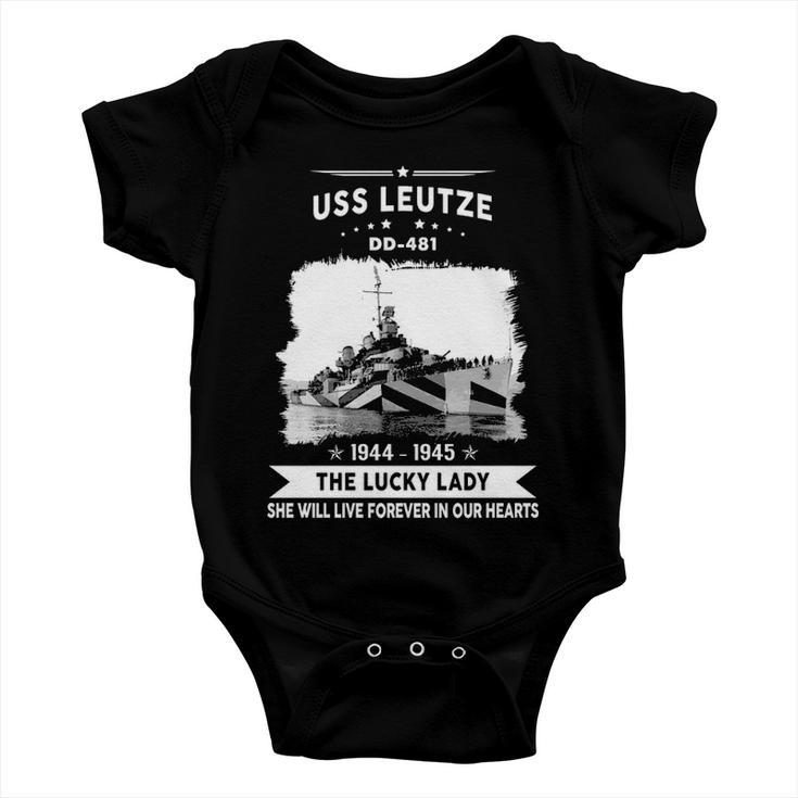 Uss Leutze Dd Baby Onesie