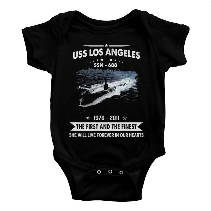 Uss Los Angeles Ssn Baby Onesie