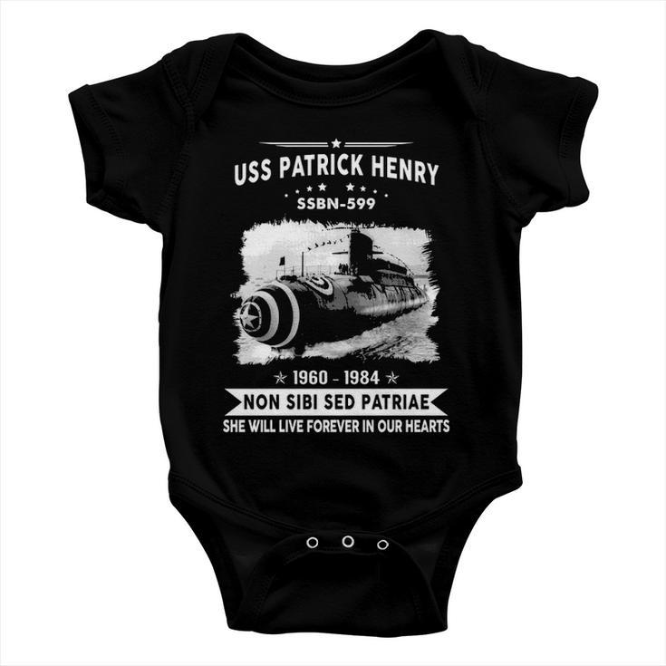 Uss Patrick Henry Ssbn Baby Onesie