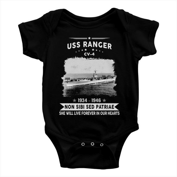Uss Ranger Cv V2 Baby Onesie