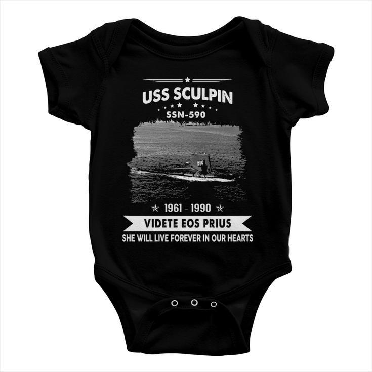 Uss Sculpin Ssn Baby Onesie