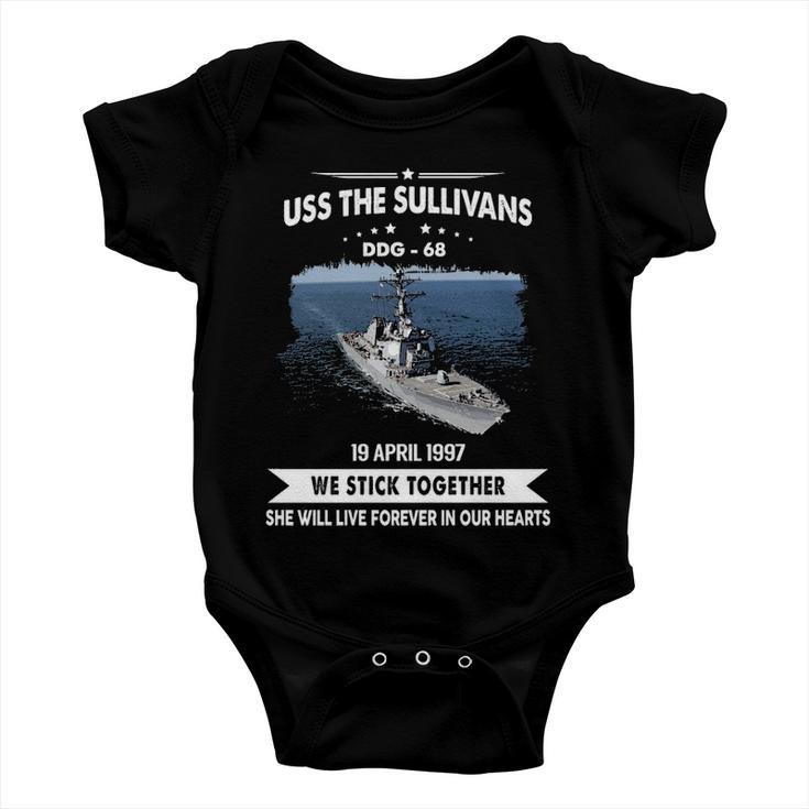 Uss The Sullivans Ddg Baby Onesie