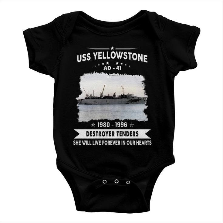 Uss Yellowstone Ad Baby Onesie