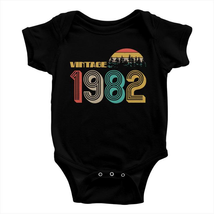 Vintage 1982 Sun Wilderness 40Th Birthday V3 Baby Onesie