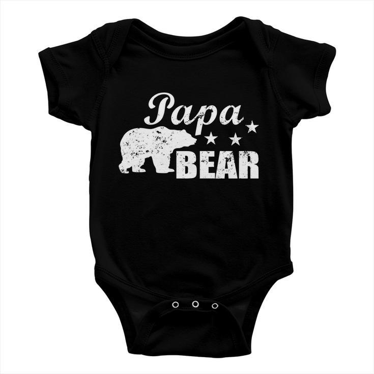 Vintage Papa Bear Tshirt Baby Onesie
