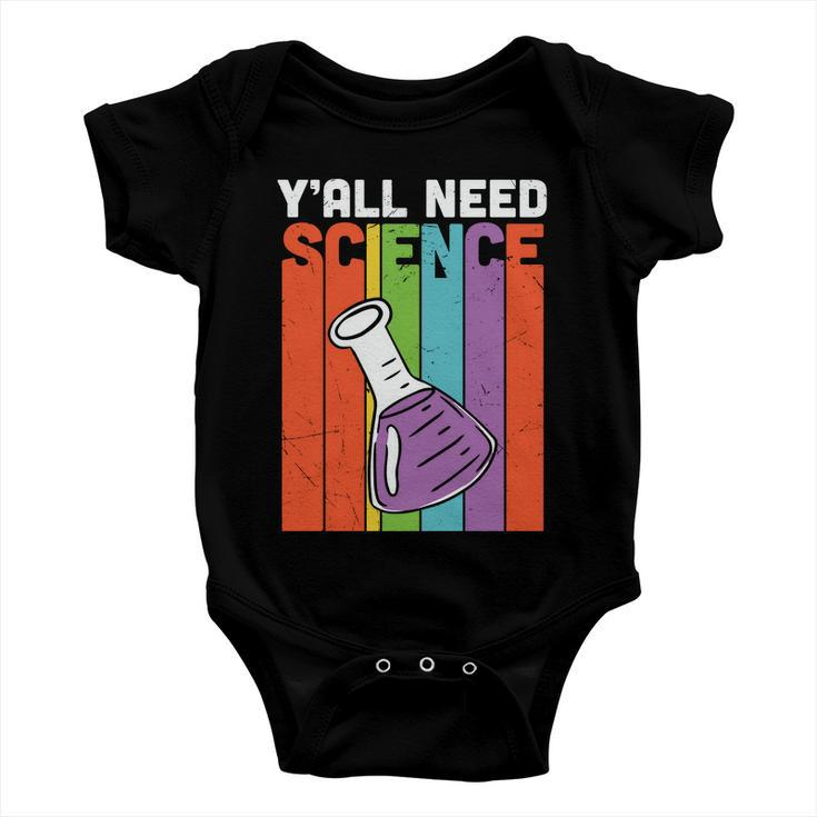 Y’All Need Science Chemistry Teacher Graphic Plus Size Shirt For Teacher Female Baby Onesie