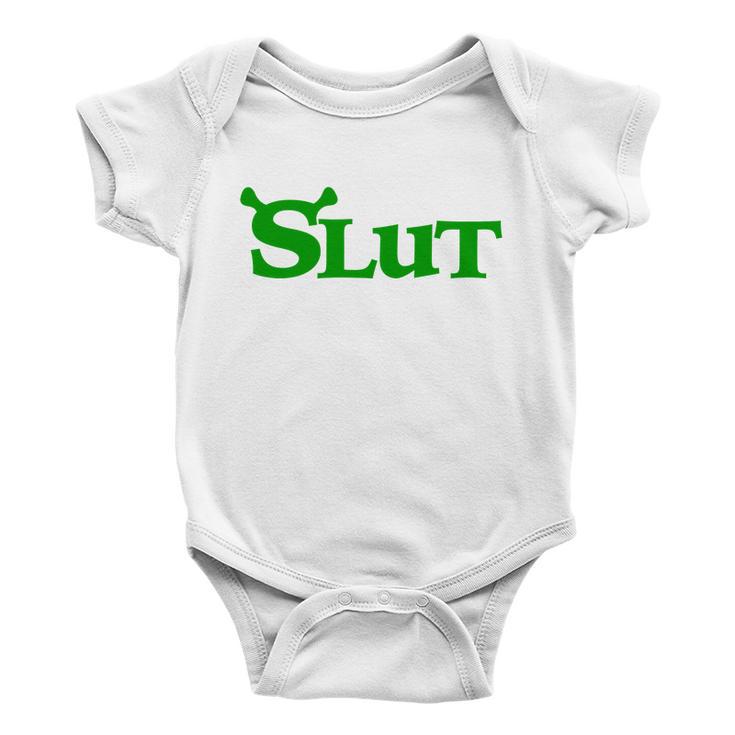 Funny Slut Parody Tshirt Baby Onesie