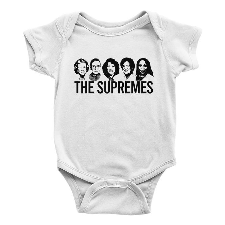 The Supremes Ketanji Brown Jackson Scotus Rbg Sotomayor Meme Tshirt Baby Onesie