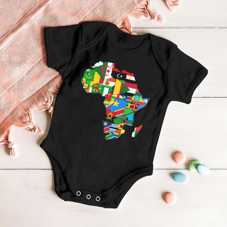 Africa Proud African Country Flags Tshirt Baby Onesie