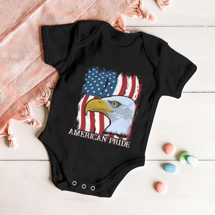 American Flag Eagle Mullet 4Th Of July Merica Pride Gift Baby Onesie