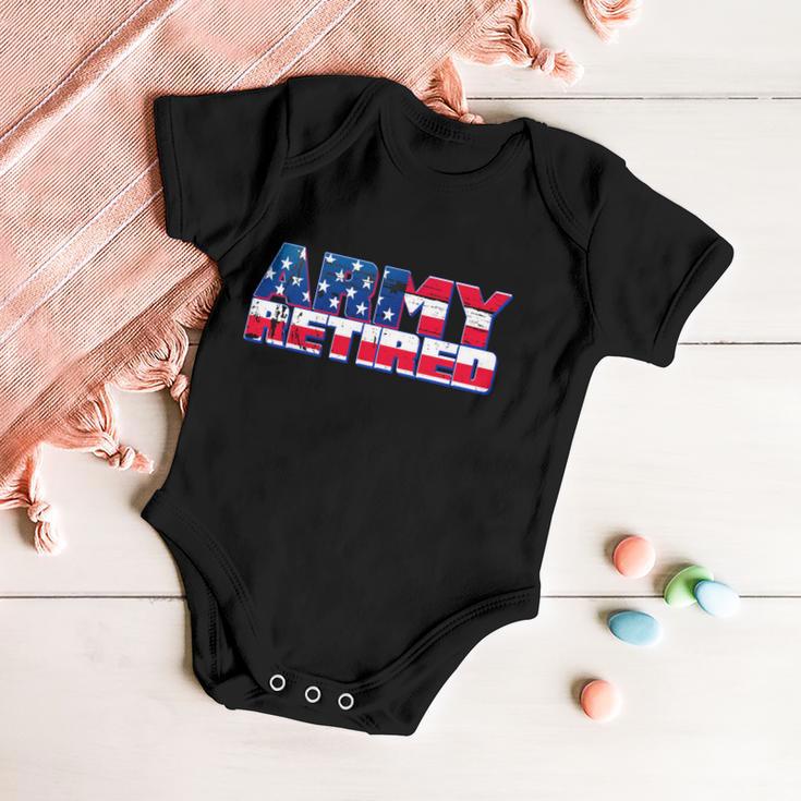 Army Retired V2 Baby Onesie