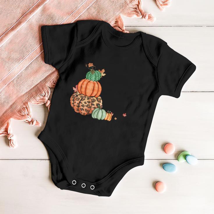 Autumn Leaves Pumpkins Please Thanksgiving Quote Baby Onesie