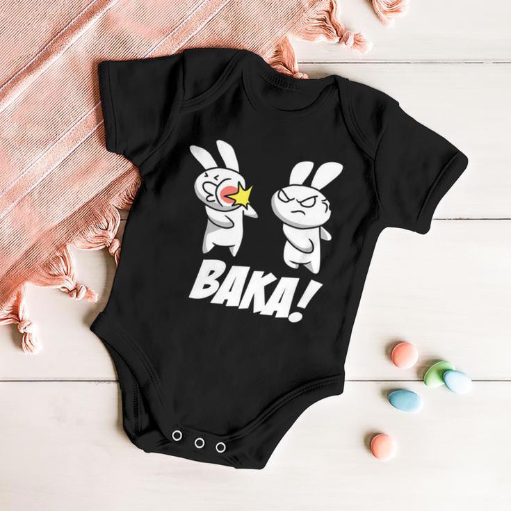 Baka Rabbit Slap Funny Anime Tshirt Baby Onesie