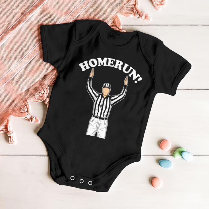 Baseball Homerun Football Referee Funny Tshirt Baby Onesie