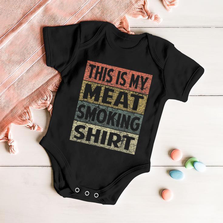 Bbq Smoker Funny Vintage Grilling Meat Smoking Tshirt Baby Onesie