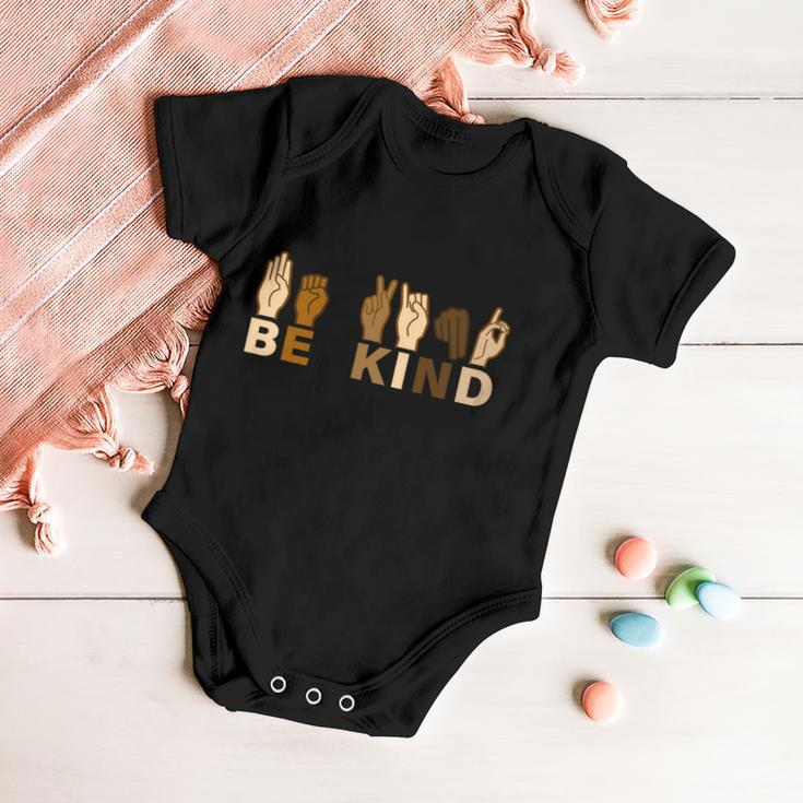 Be Kind Sign Language Tshirt Baby Onesie
