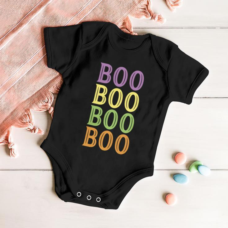 Boo Boo Boo Boo Halloween Quote V5 Baby Onesie