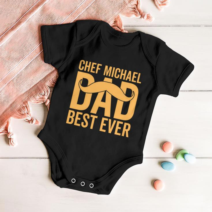 Chef Michael Dad Best Ever V2 Baby Onesie